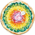 Artwork: Circle of Colours – Pizza – 500 Piece Jigsaw Puzzle (Ravensburger)