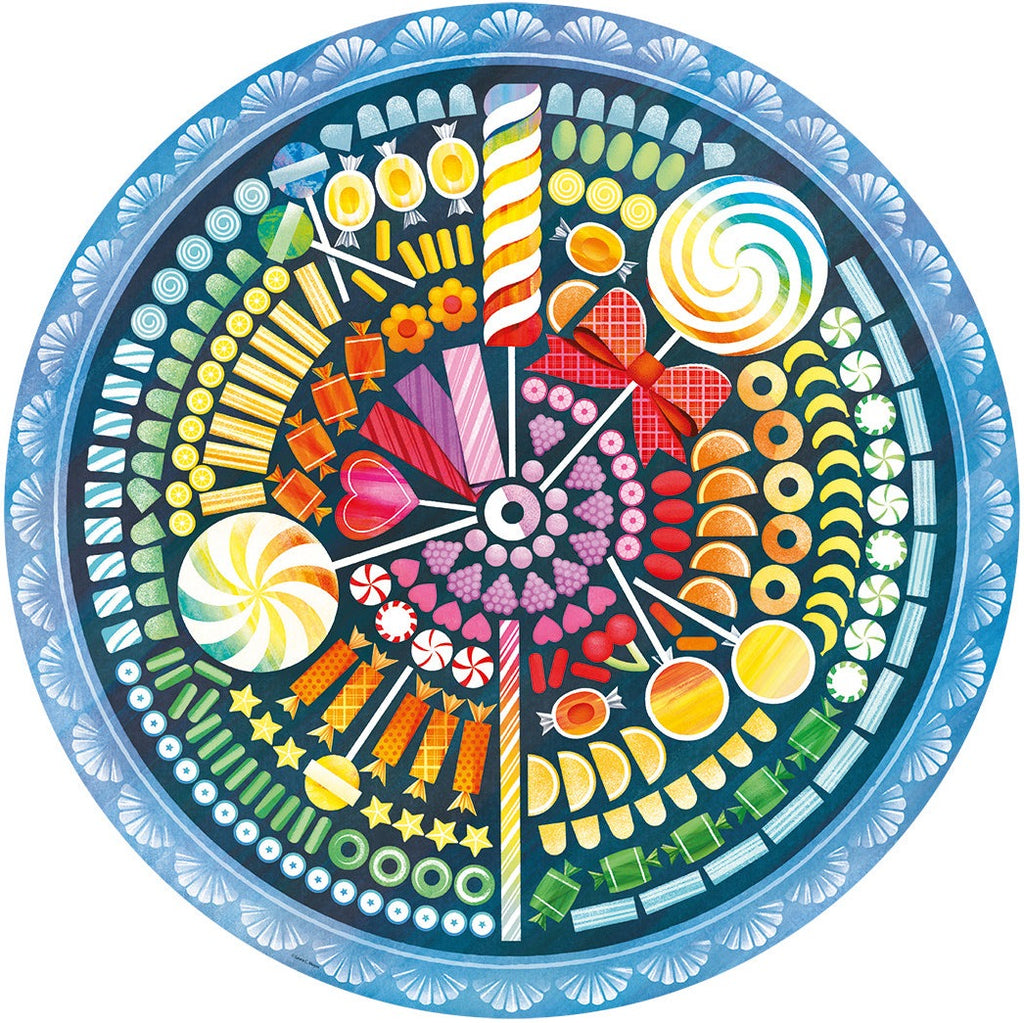 Artwork: Circle of Colours: Candies – 500 Piece Jigsaw Puzzle (Ravensburger)