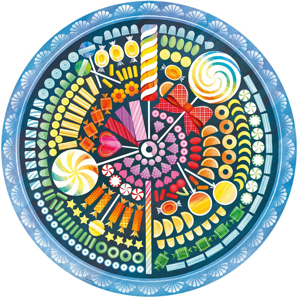Artwork: Circle of Colours: Candies – 500 Piece Jigsaw Puzzle (Ravensburger)