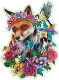 Artwork: Shaped Fox – 150 Piece Wooden Jigsaw Puzzle (Ravensburger)