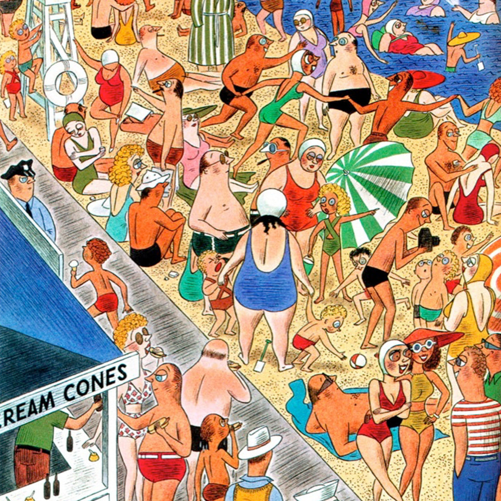 In use: Beachgoing – 1000 Piece Jigsaw Puzzle (New York Puzzle Company)