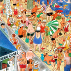 In use: Beachgoing – 1000 Piece Jigsaw Puzzle (New York Puzzle Company)