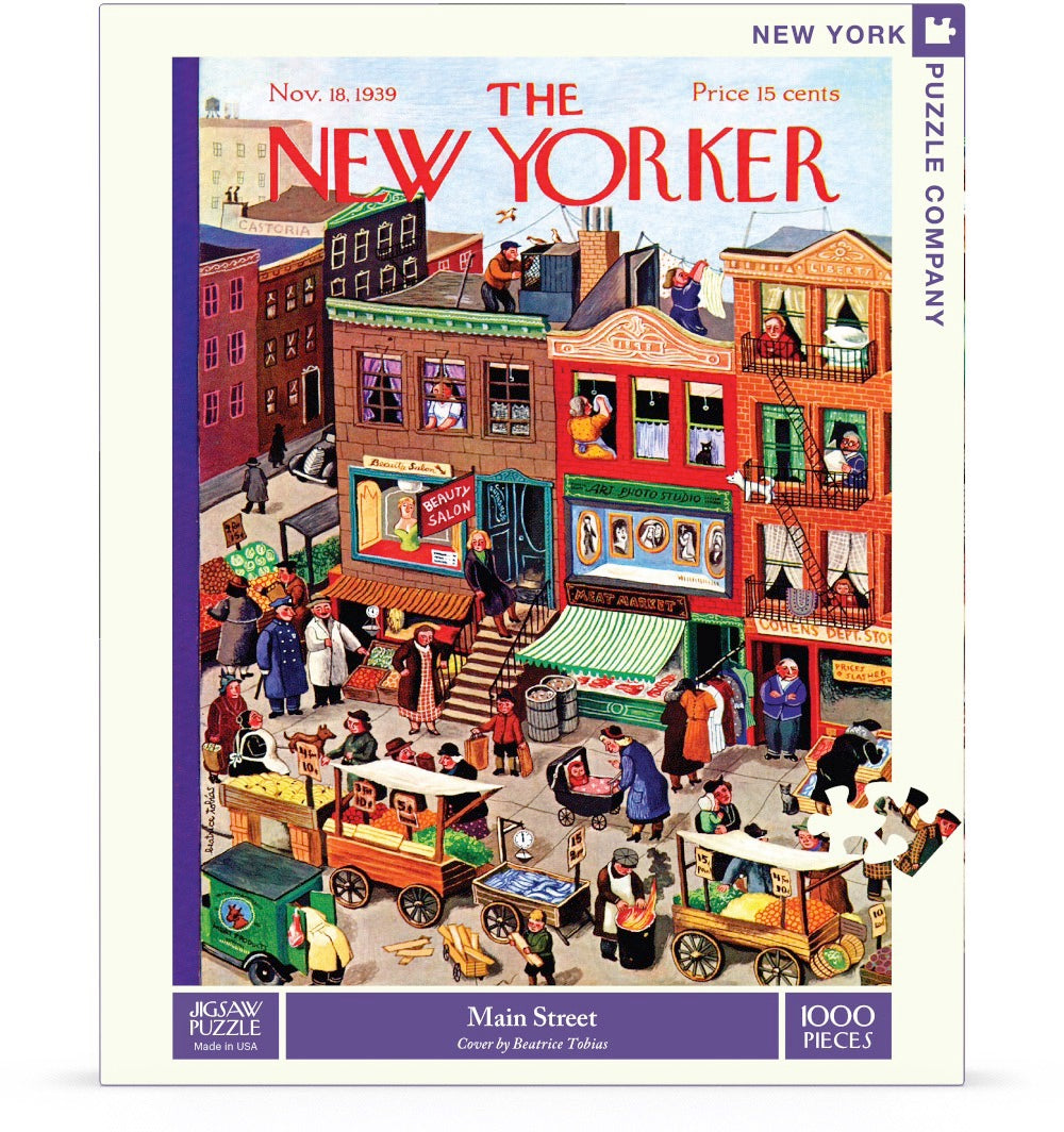 Box, straight on: Main Street – 1000 Piece Jigsaw Puzzle (New York Puzzle Company)