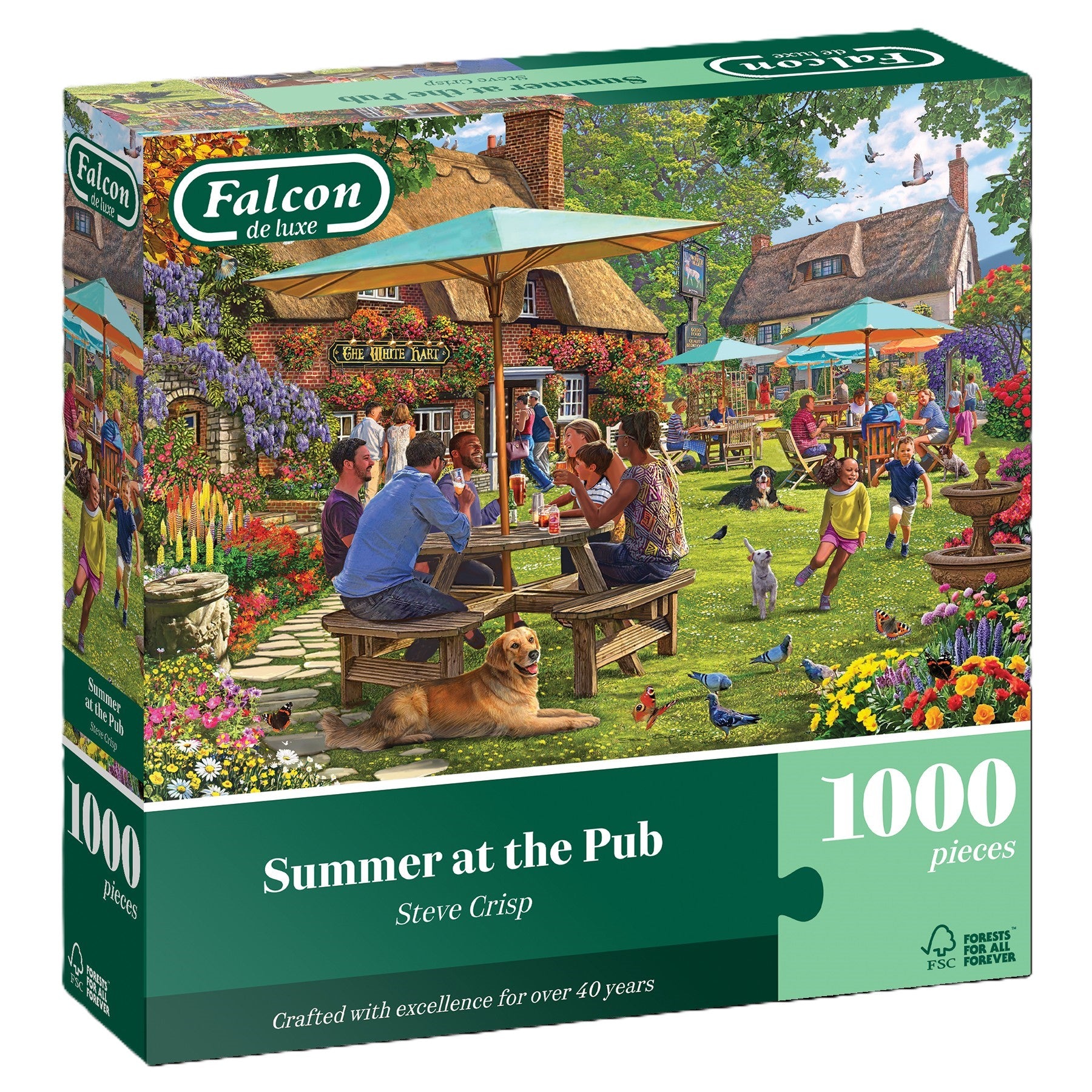 Summer at the Pub – 1000 Piece Jigsaw Puzzle (Falcon)