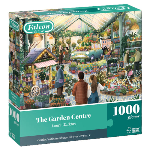 The Garden Centre – 1000 Piece Jigsaw Puzzle (Falcon) - Completed Puzzle