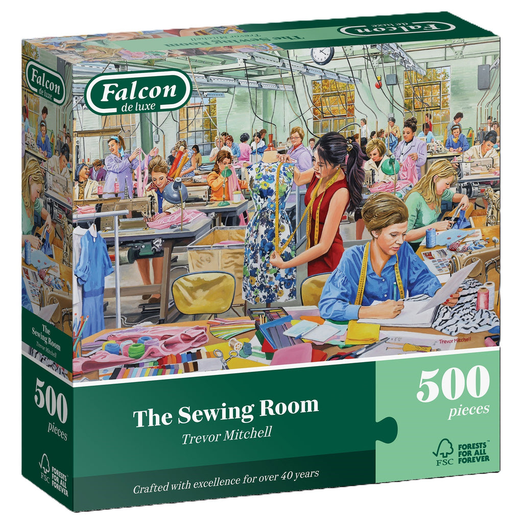 The Sewing Room – 500 Piece Jigsaw Puzzle (Falcon)