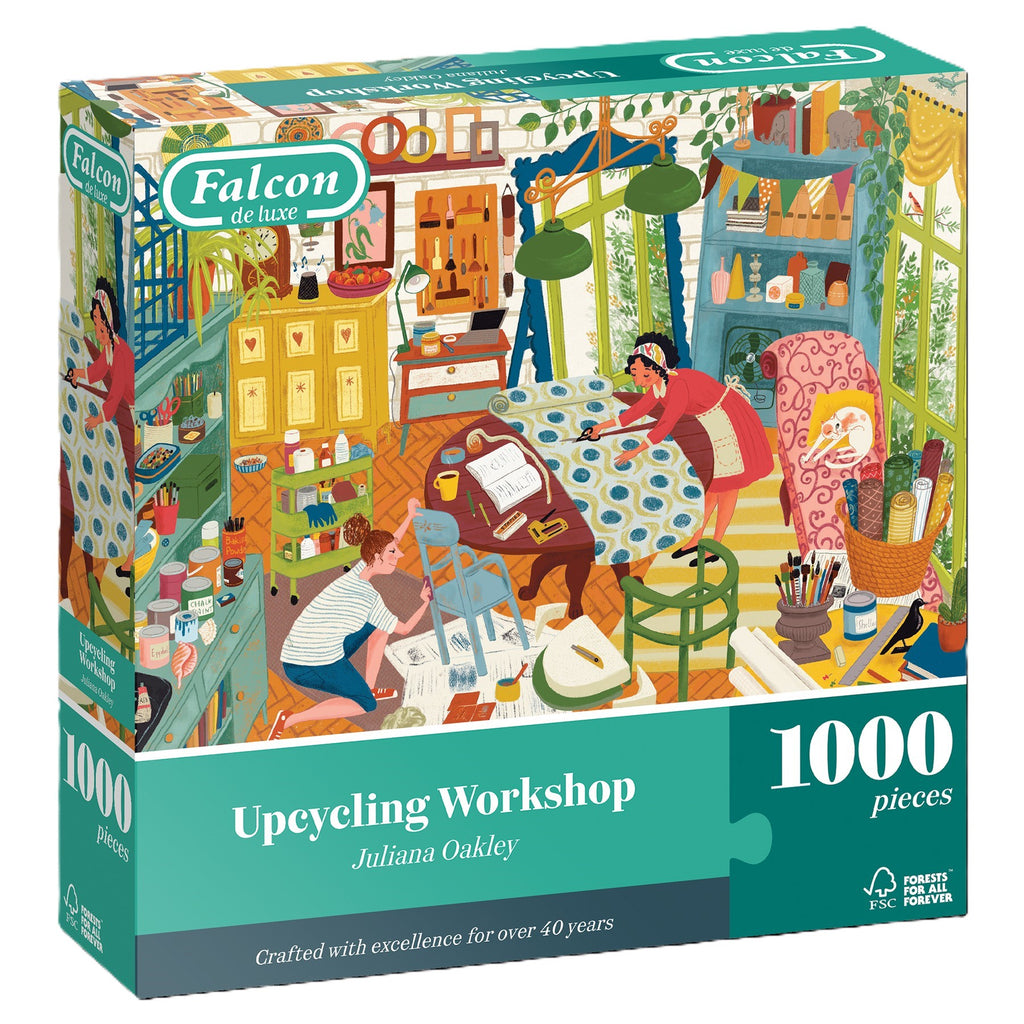 Upcycling Workshop – 1000 Piece Jigsaw Puzzle (Falcon)