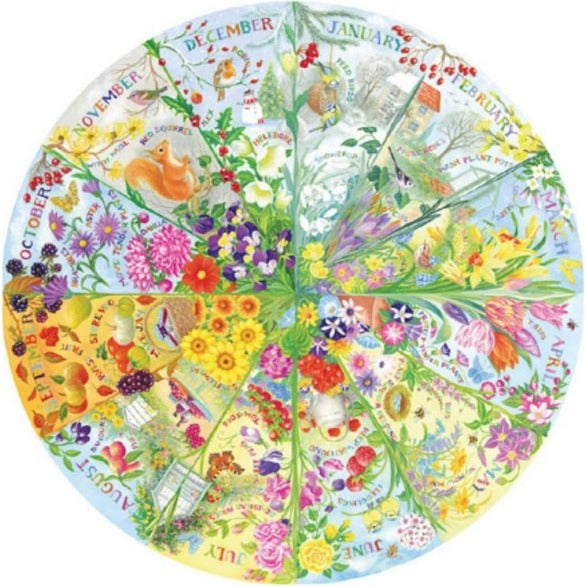 Artwork: A Year in the Garden – 500 Piece Jigsaw Puzzle (Gibsons)