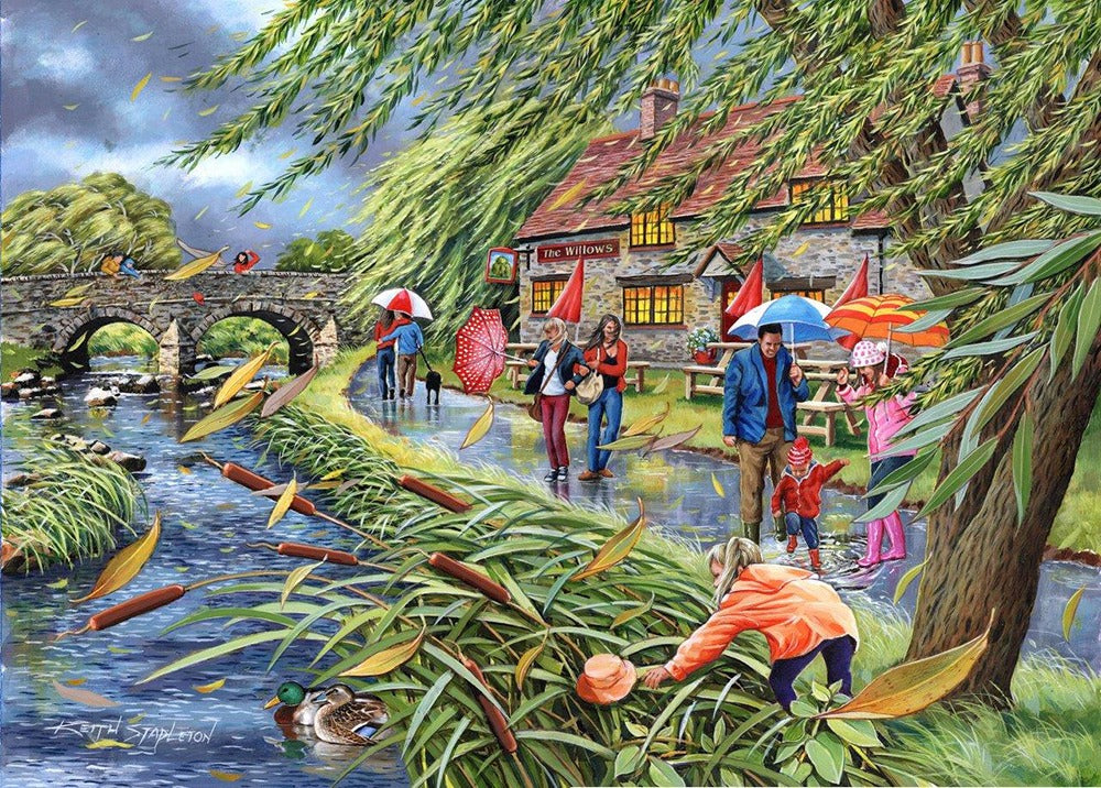 Artwork: Wind at the Willows – 1000 Piece Jigsaw Puzzle (House of Puzzles)