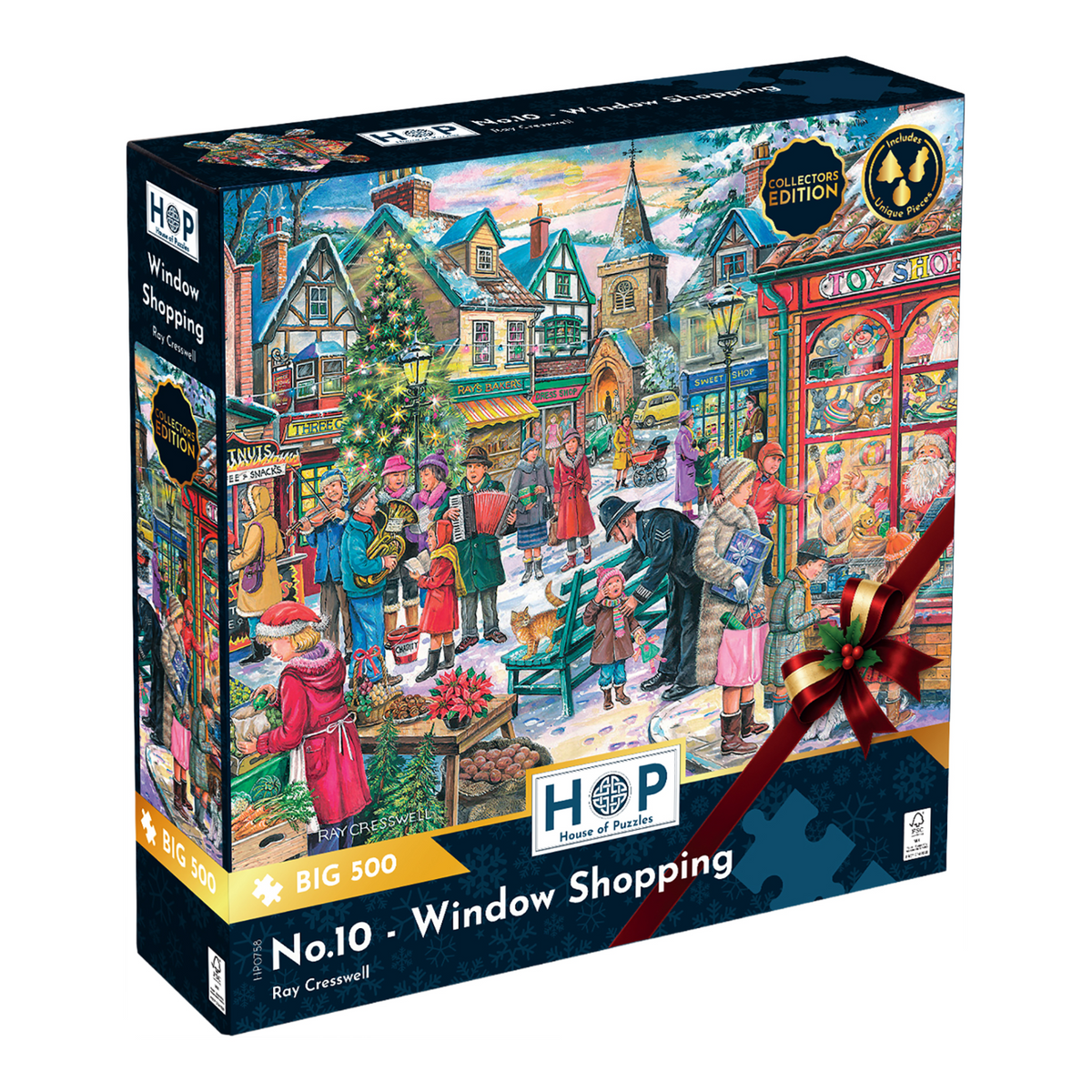 Box, turned right: Window Shopping – 500 XL Piece Jigsaw Puzzle (House of Puzzles)