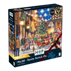 Box, turned right: Santa Switch On – 500 XL Piece Jigsaw Puzzle (House of Puzzles)