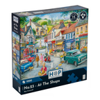 Box, turned right: At The Shops – 1000 Piece Jigsaw Puzzle (House of Puzzles)