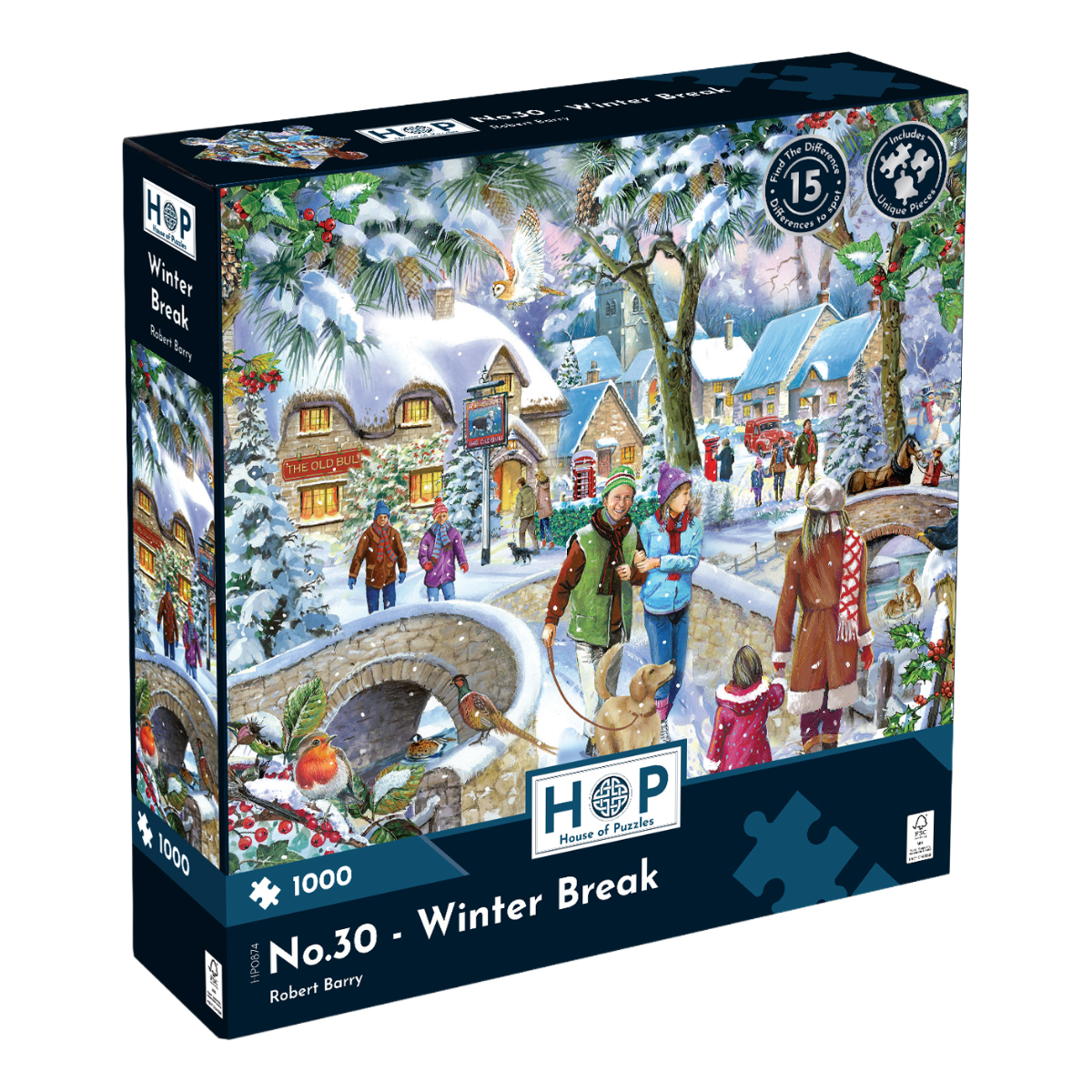 ** Pre-Order ** No.30 - Winter Break by Robert Barry - 1000 Piece Jigsaw Puzzle (House of Puzzles)