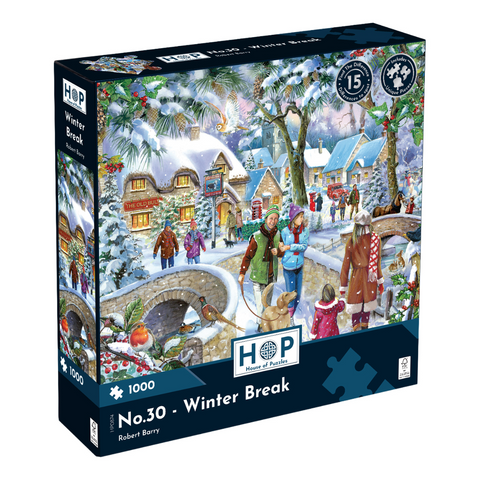 No.30 - Winter Break by Robert Barry - 1000 Piece Jigsaw Puzzle (House of Puzzles)