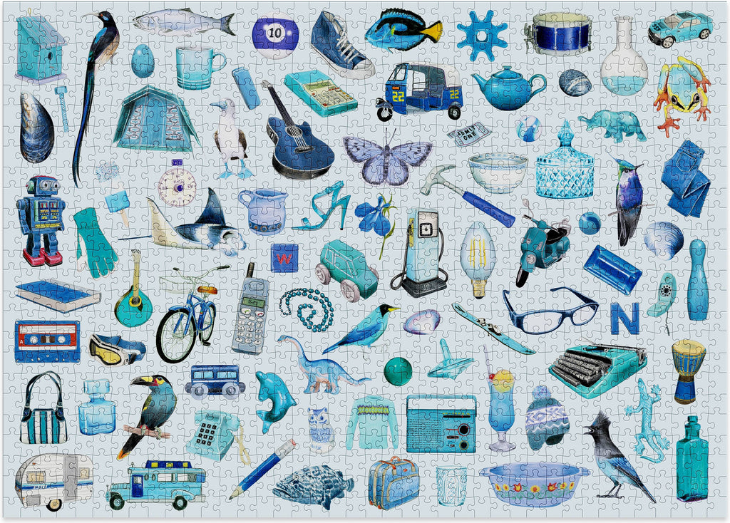 Artwork: Blue – 1000 Piece Jigsaw Puzzle (Cloudberries)