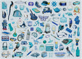 Artwork: Blue – 1000 Piece Jigsaw Puzzle (Cloudberries)