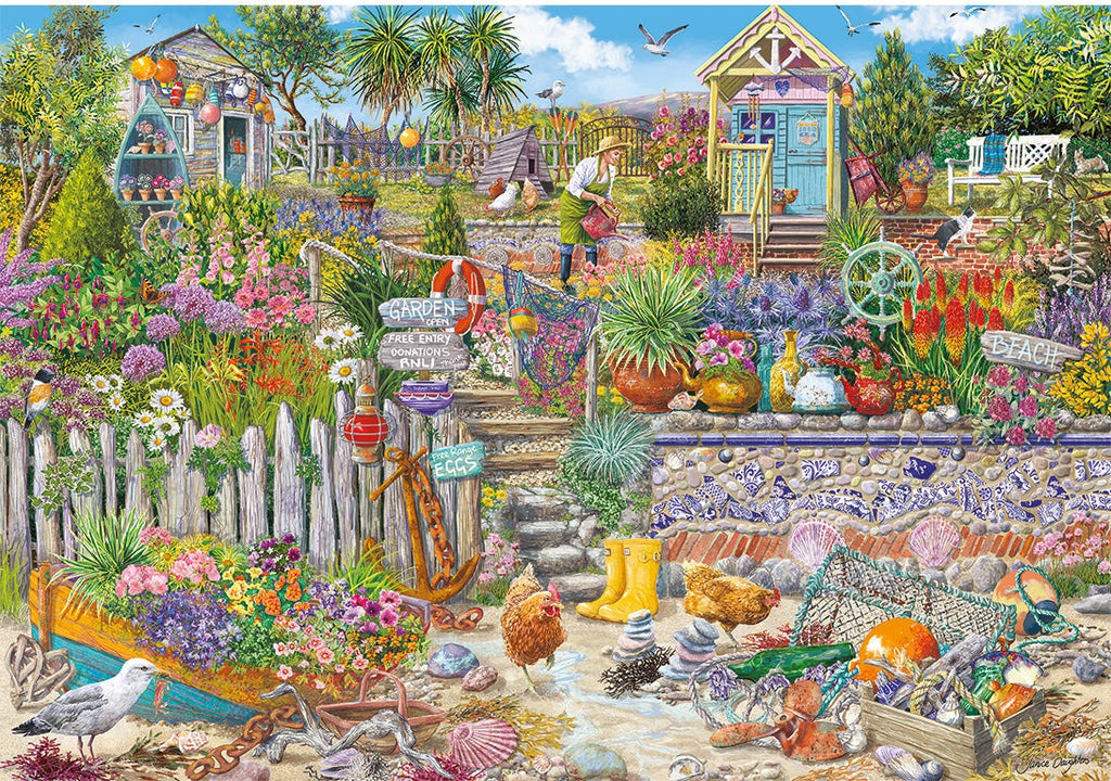 Artwork: Beachcomber's Garden – 250 XL Piece Jigsaw Puzzle (Gibsons)