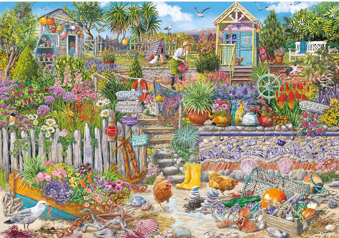 Artwork: Beachcomber's Garden – 250 XL Piece Jigsaw Puzzle (Gibsons)
