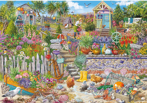 Artwork: Beachcomber's Garden – 250 XL Piece Jigsaw Puzzle (Gibsons)