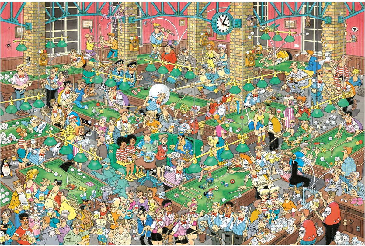 Artwork: Chalk Up! by Jan Van Haasteren – 1500 Piece Jigsaw Puzzle (Jan van Haasteren)
