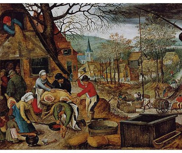 Artwork: Autumn by Brueghel – 1000 Piece Jigsaw Puzzle (Dtoys)