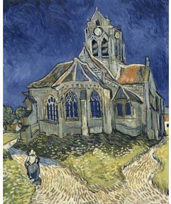 Artwork: The Church at Auvers by Van Gogh – 1000 Piece Jigsaw Puzzle (Dtoys)