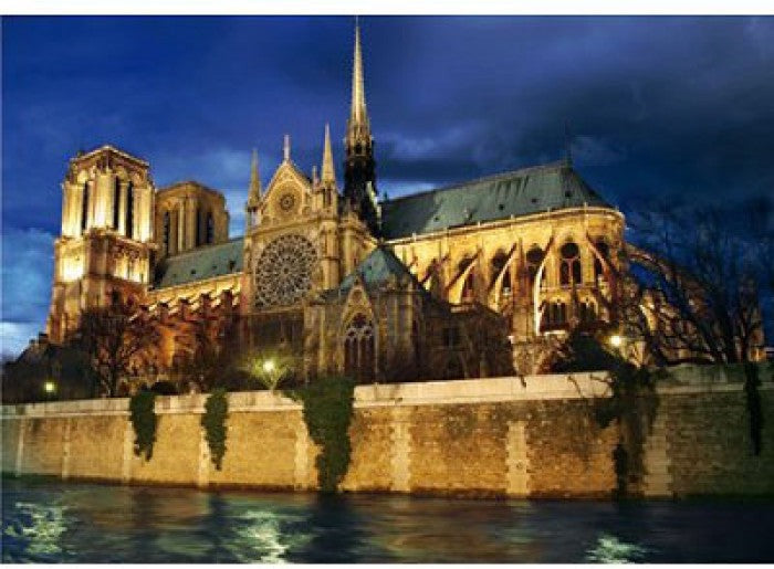 Artwork: Nocturnal Landscapes: Notre Dame Cathedral, Paris – 1000 Piece Jigsaw Puzzle (Dtoys)