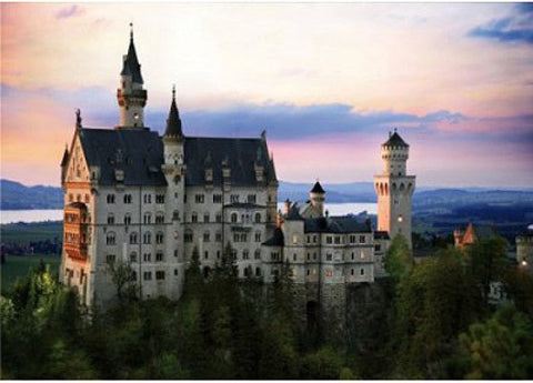 Artwork: Nocturnal Landscapes: Neuschwanstein Castle, Germany – 1000 Piece Jigsaw Puzzle (Dtoys)