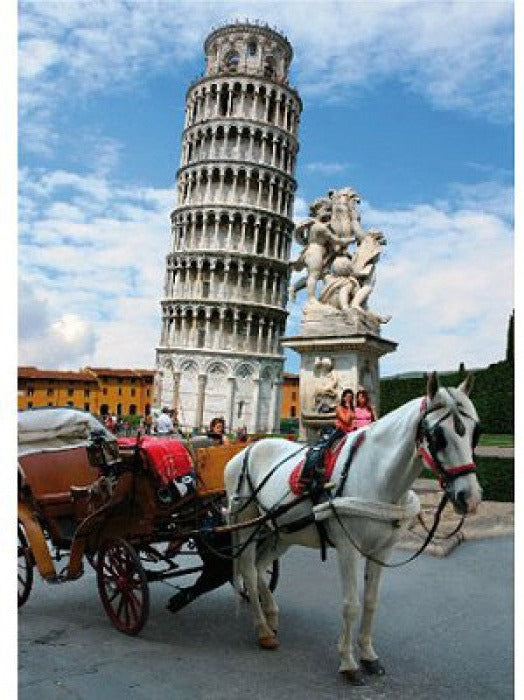 Artwork: Famous Places: Pisa Tower, Italy – 1000 Piece Jigsaw Puzzle (Dtoys)