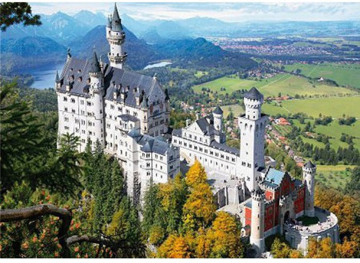 Artwork: Neuschwanstein Castle, Germany – 1000 Piece Jigsaw Puzzle (Dtoys)