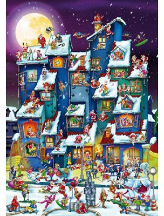 Artwork: Christmas Mess – 1000 Piece Jigsaw Puzzle (Dtoys)