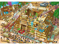 Artwork: Building the Pyramids, Egypt – 1000 Piece Jigsaw Puzzle (Dtoys)