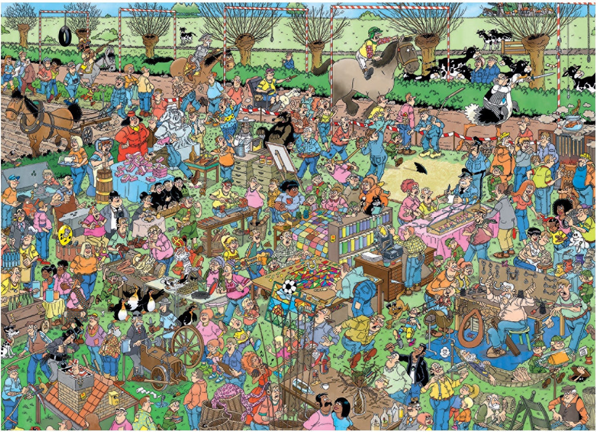 Artwork: The Dutch Craft Market by Jan Van Haasteren – 1000 Piece Jigsaw Puzzle (Jan van Haasteren)