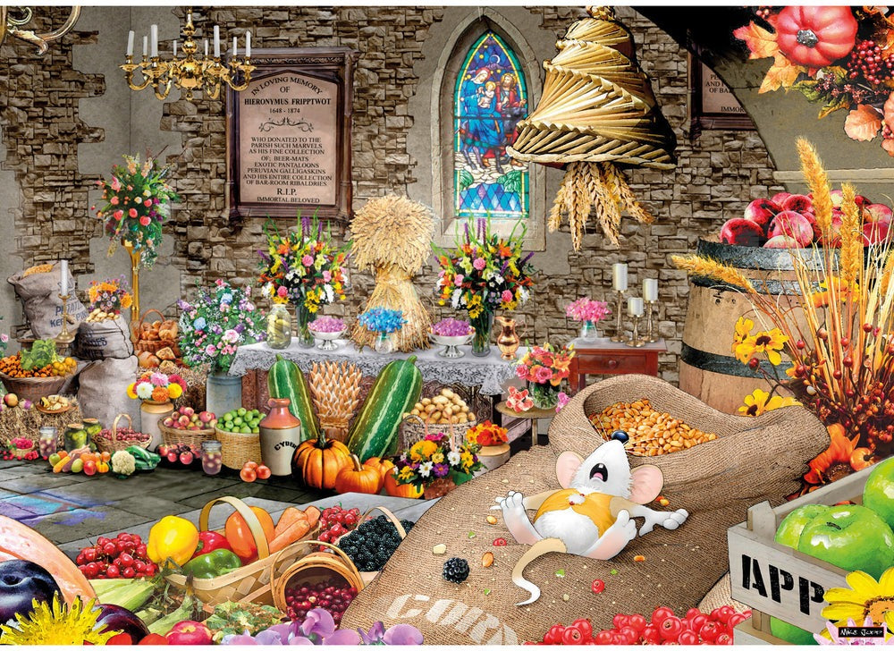 Artwork: Harvest Feastival – 1000 Piece Jigsaw Puzzle (Gibsons)