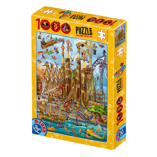 Dtoys - Cartoon Collection - Sagrada Familia - 1000 Piece Jigsaw Puzzle