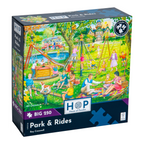 Box, turned right: Park & Rides – 250 Piece Jigsaw Puzzle (House of Puzzles)
