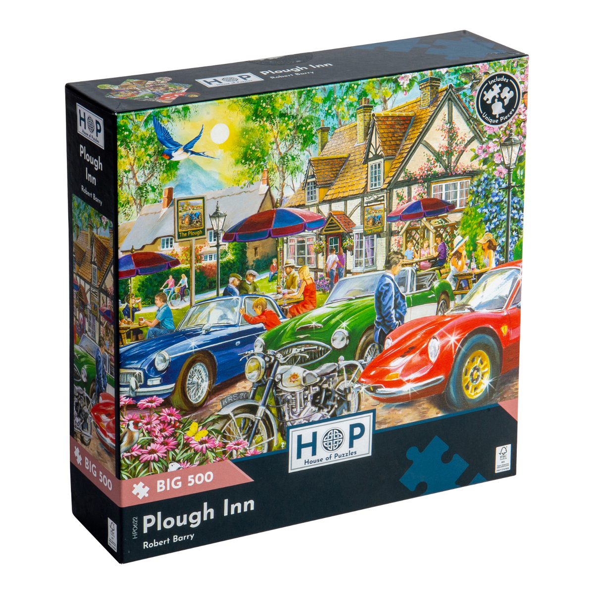 Box, turned right: Plough Inn by Robert Barry - 500 XL Piece Jigsaw Puzzle (House of Puzzles)
