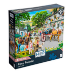 Box, turned left: Pony Parade – 500 Piece Jigsaw Puzzle (House of Puzzles)