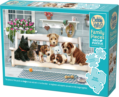Porch Pals – 350 Piece Jigsaw Puzzle (Cobble Hill)