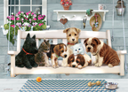 Porch Pals – 350 Piece Jigsaw Puzzle (Cobble Hill)