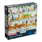 Box, turned right: Posies & Produce – 500 Piece Jigsaw Puzzle (House of Puzzles)