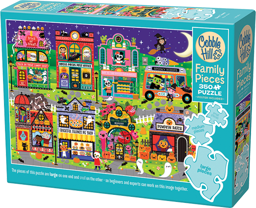Boo Town – 350 Piece Jigsaw Puzzle (Cobble Hill)