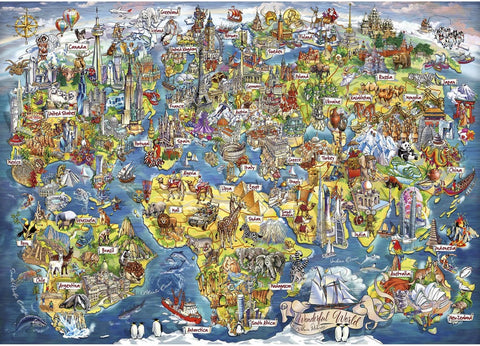 Artwork: Wonderful World – 1000 Piece Jigsaw Puzzle (Gibsons)