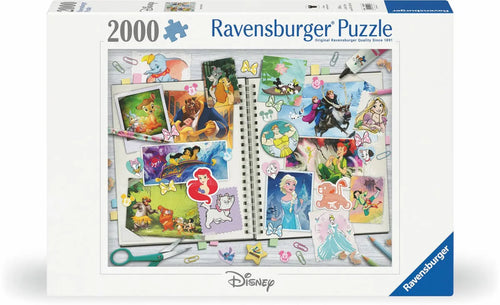 ** Pre-Order ** Disney Scrapbook - 2000 Piece Jigsaw Puzzle (Ravensburger) - Completed Puzzle