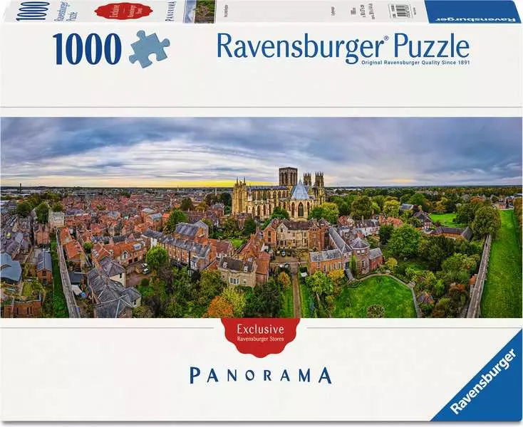 City of Canterbury, England - 1000 Piece Panorama Jigsaw Puzzle (Ravensburger)