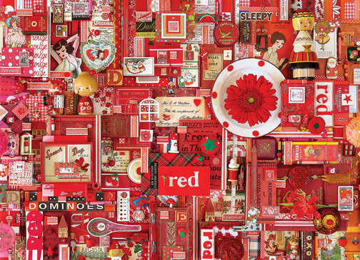 Red – 1000 Piece Jigsaw Puzzle (Cobble Hill)