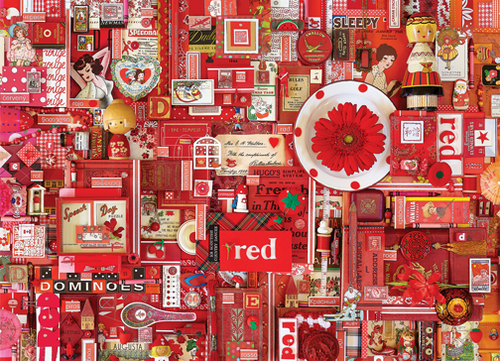 Red – 1000 Piece Jigsaw Puzzle (Cobble Hill)