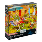 Box, turned left: Rest & Relaxation – 500 XL Piece Jigsaw Puzzle (House of Puzzles)