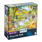 Box, turned left: Riverside Walk – 250 Piece Jigsaw Puzzle (House of Puzzles)