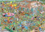 Artwork: Children's Birthday Party by Jan Van Haasteren – 1000 Piece Jigsaw Puzzle (Jan van Haasteren)